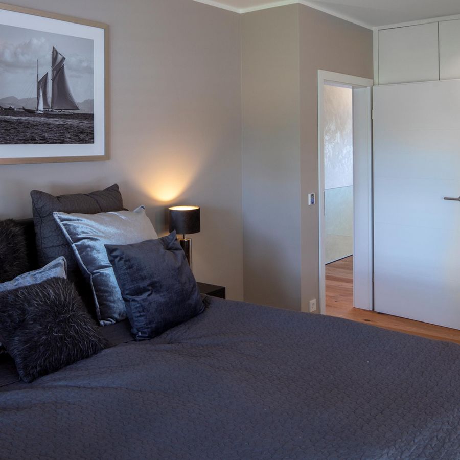 Maritime Tapete im Schlafzimmer